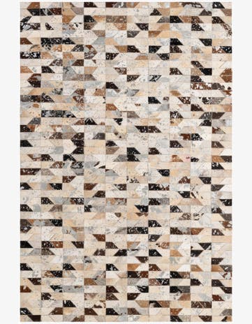 4' x 5' 11 Cowhide - Patchwork Rug