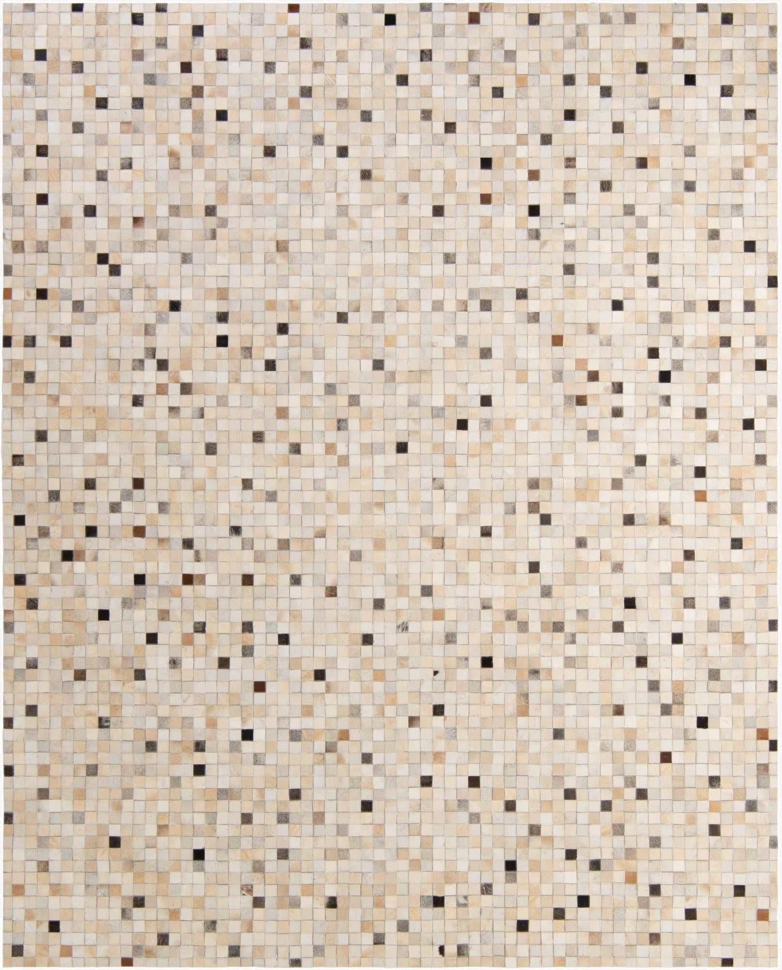 8' 1 x 9' 11 Cowhide - Patchwork Rug