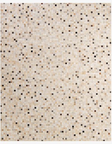 8' 1 x 9' 11 Cowhide - Patchwork Rug