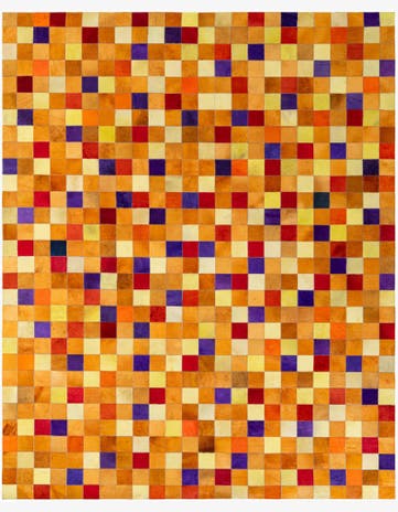 8' x 9' 10 Cowhide - Patchwork Rug