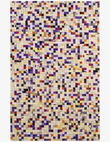 5' 1 x 7' 11 Cowhide - Patchwork Rug