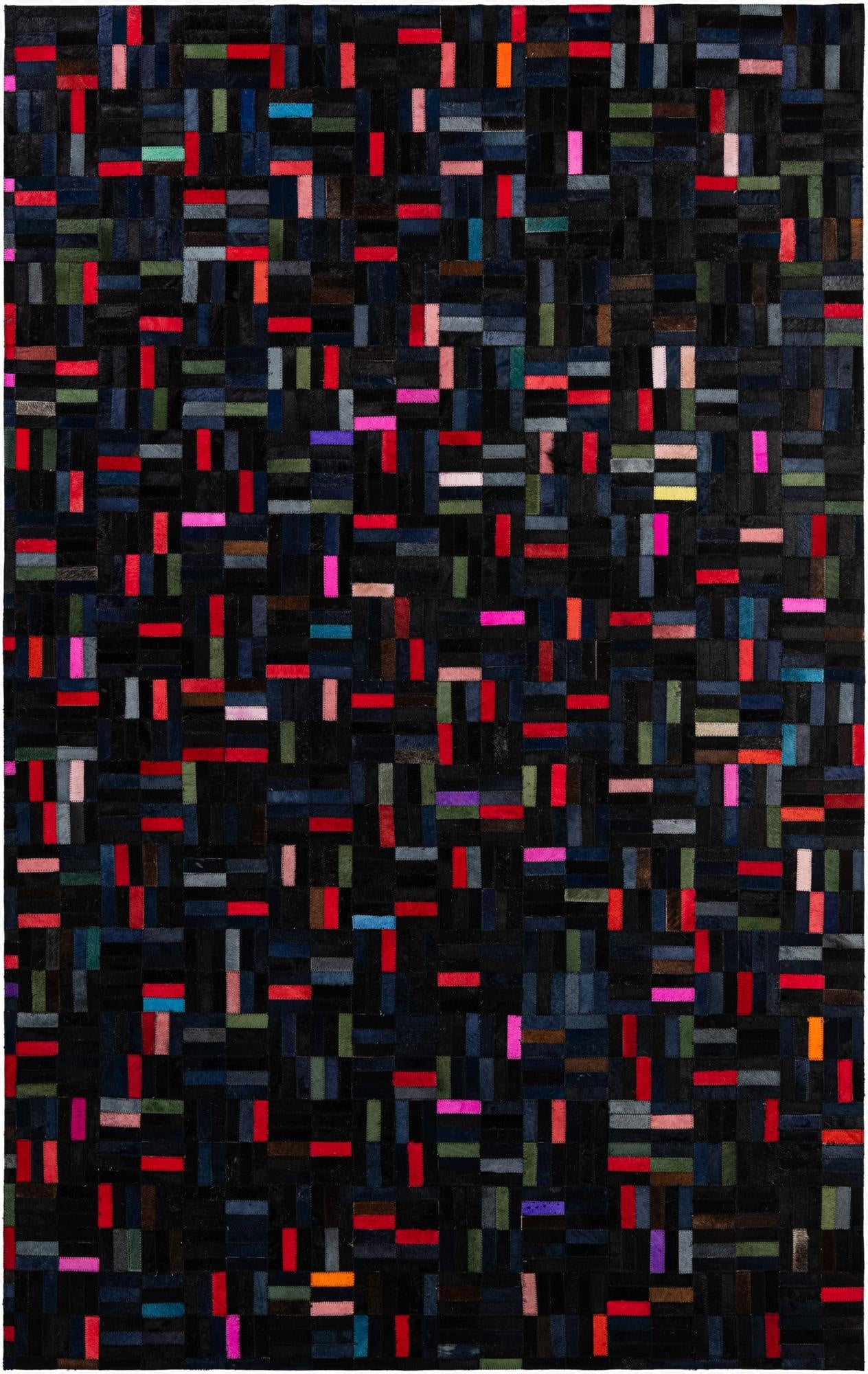 5' x 7' 11 Cowhide - Patchwork Rug