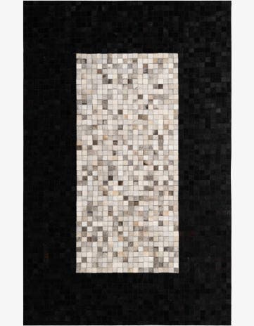 5' x 7' 11 Cowhide - Patchwork Rug