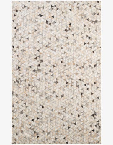 5' x 8' 1 Cowhide - Patchwork Rug