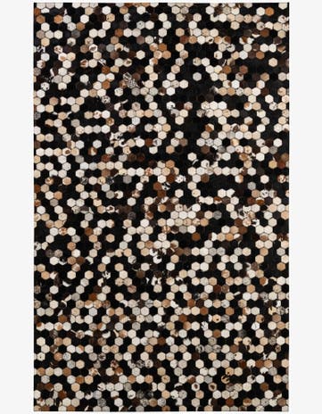 5' 1 x 8' 1 Cowhide - Patchwork Rug