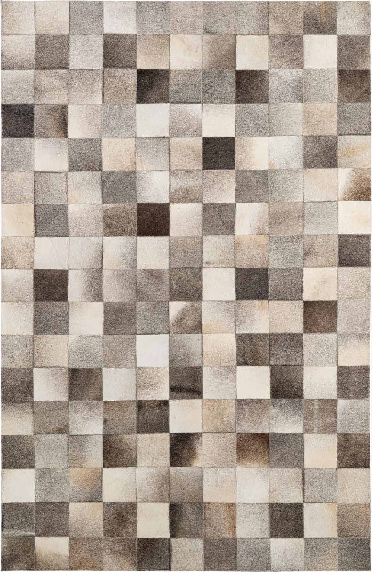 5' 1 x 7' 9 Cowhide - Patchwork Rug