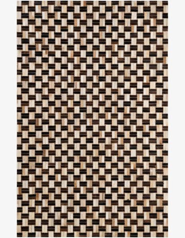 4' 11 x 7' 10 Cowhide - Patchwork Rug