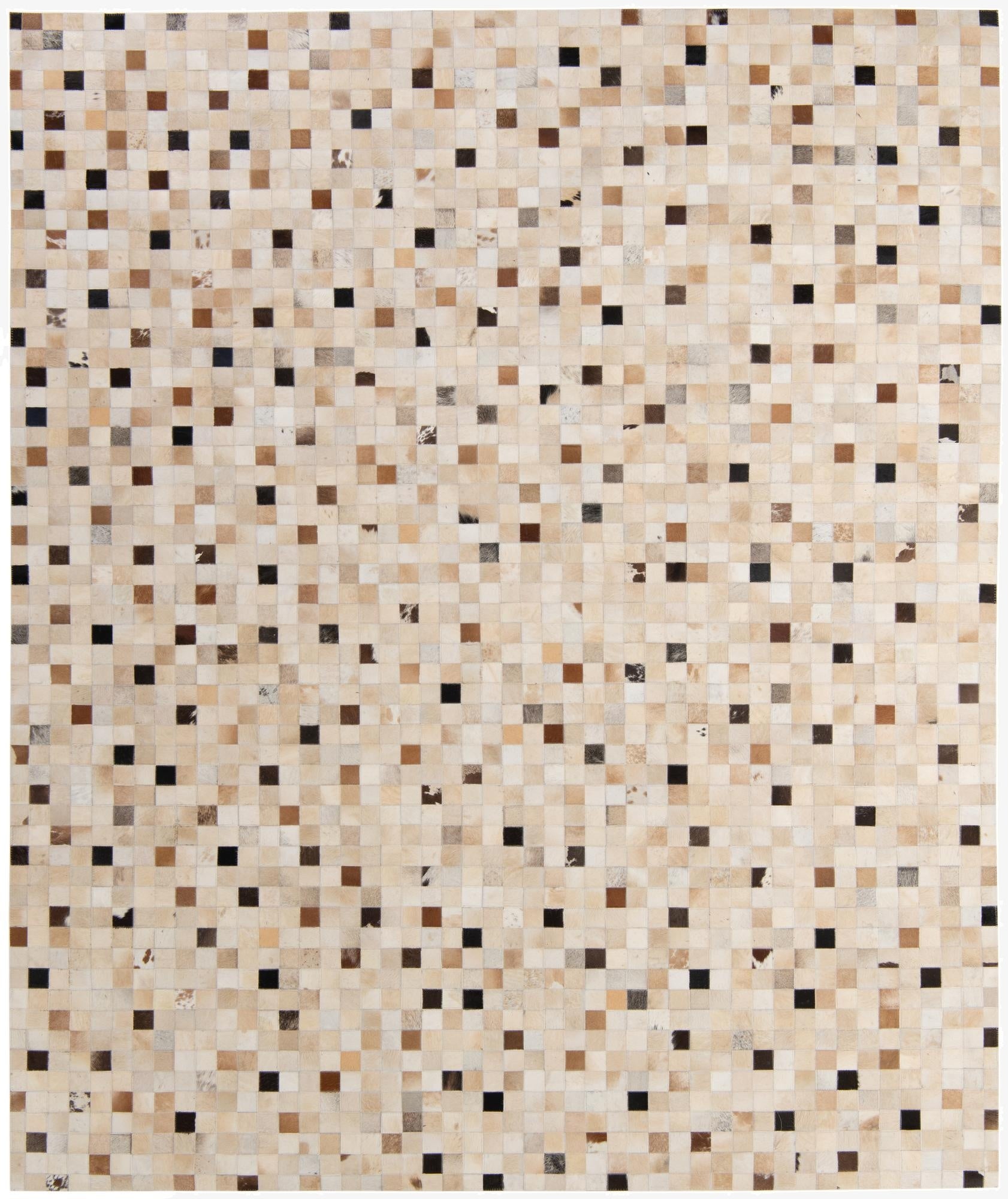 8' x 9' 9 Cowhide - Patchwork Rug