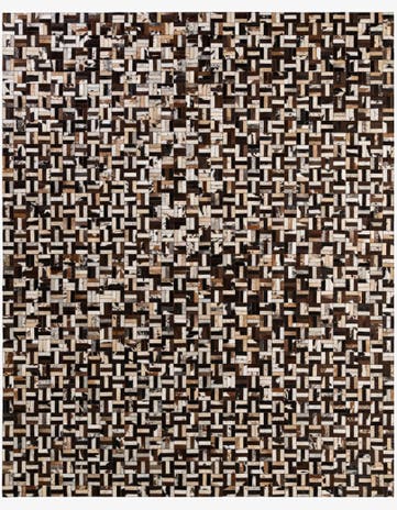 8' 1 x 9' 10 Cowhide - Patchwork Rug