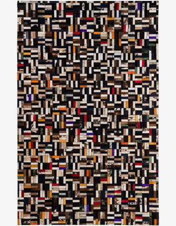 5' x 7' 11 Cowhide - Patchwork Rug
