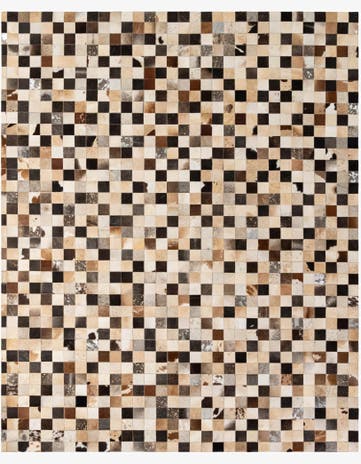 8' 1 x 9' 10 Cowhide - Patchwork Rug