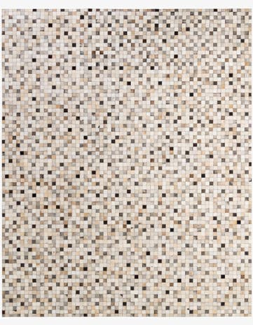 8' 1 x 9' 11 Cowhide - Patchwork Rug