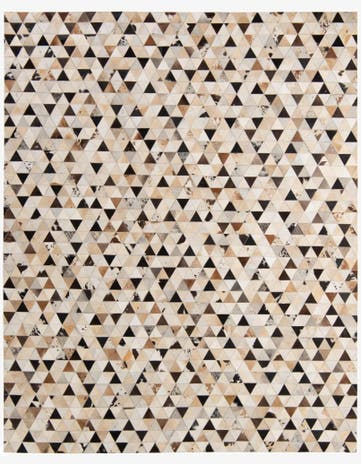 8' x 9' 10 Cowhide - Patchwork Rug