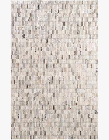 5' 3 x 8' 3 Cowhide - Patchwork Rug