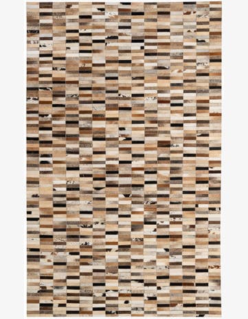 5' x 7' 11 Cowhide - Patchwork Rug