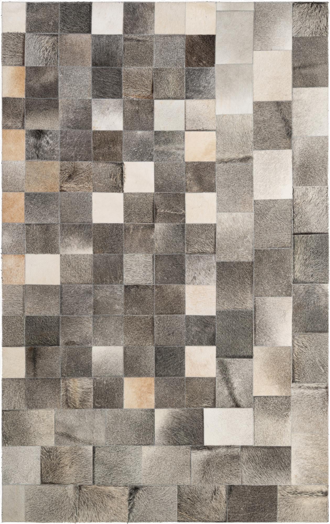 5' x 8' Cowhide - Patchwork Rug