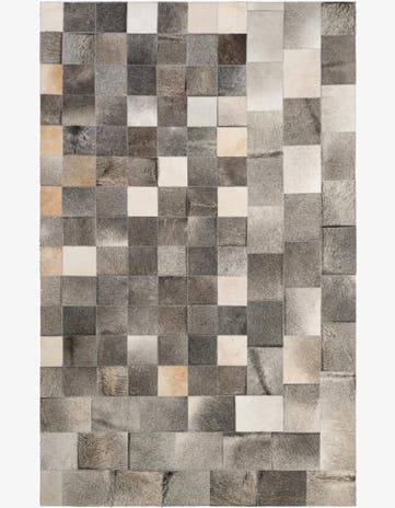 5' x 8' Cowhide - Patchwork Rug