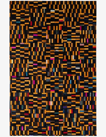 5' 1 x 7' 11 Cowhide - Patchwork Rug