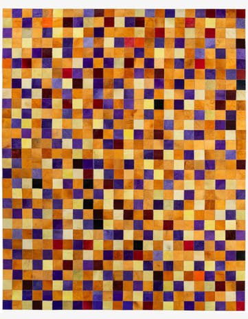 7' 11 x 9' 10 Cowhide - Patchwork Rug