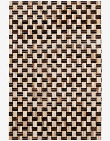 3' 11 x 5' 11 Cowhide - Patchwork Rug