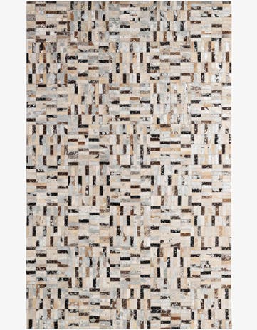 5' x 7' 11 Cowhide - Patchwork Rug