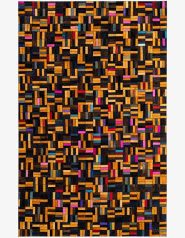 5' x 7' 11 Cowhide - Patchwork Rug