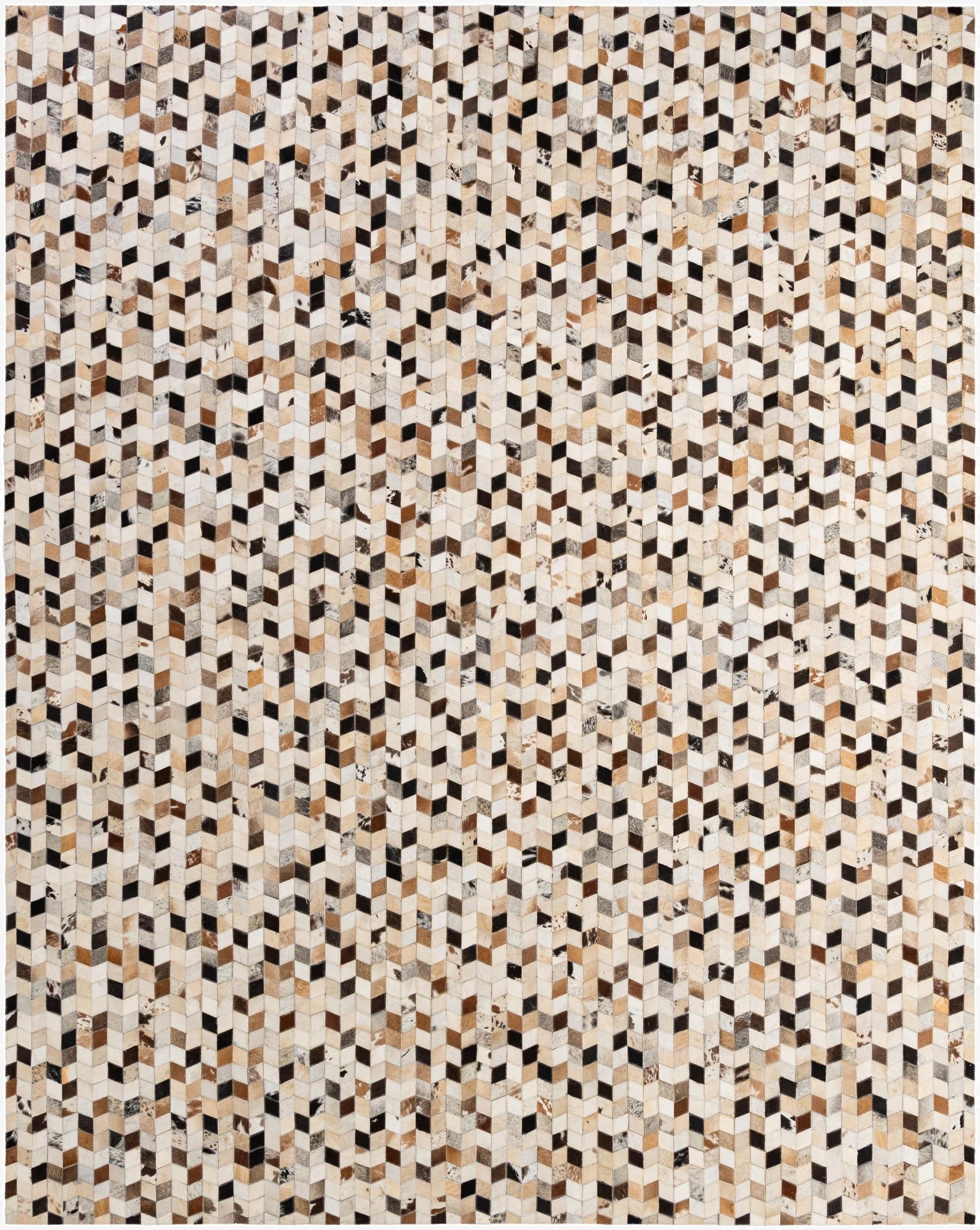 8' x 10' Cowhide - Patchwork Rug