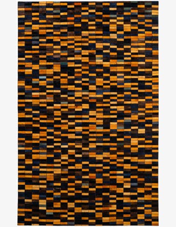 4' 11 x 7' 10 Cowhide - Patchwork Rug