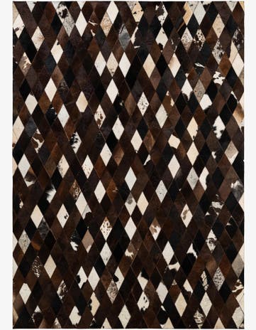 5' 9 x 8' 1 Cowhide - Patchwork Rug