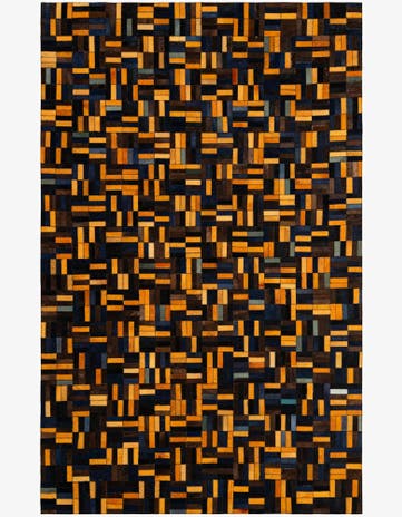 5' x 7' 11 Cowhide - Patchwork Rug