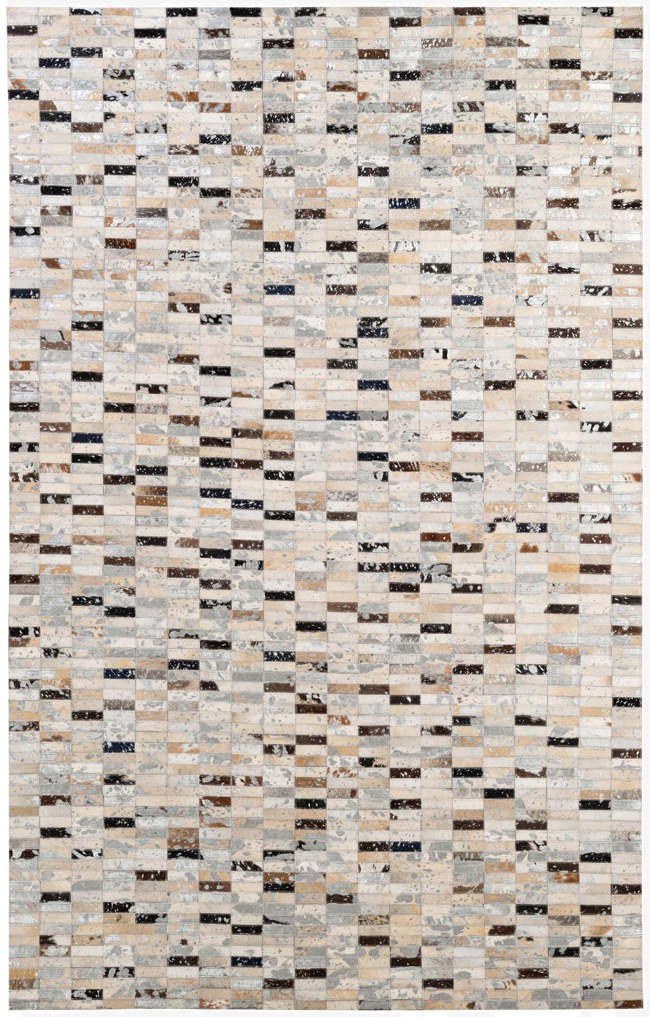 5' x 8' Cowhide - Patchwork Rug
