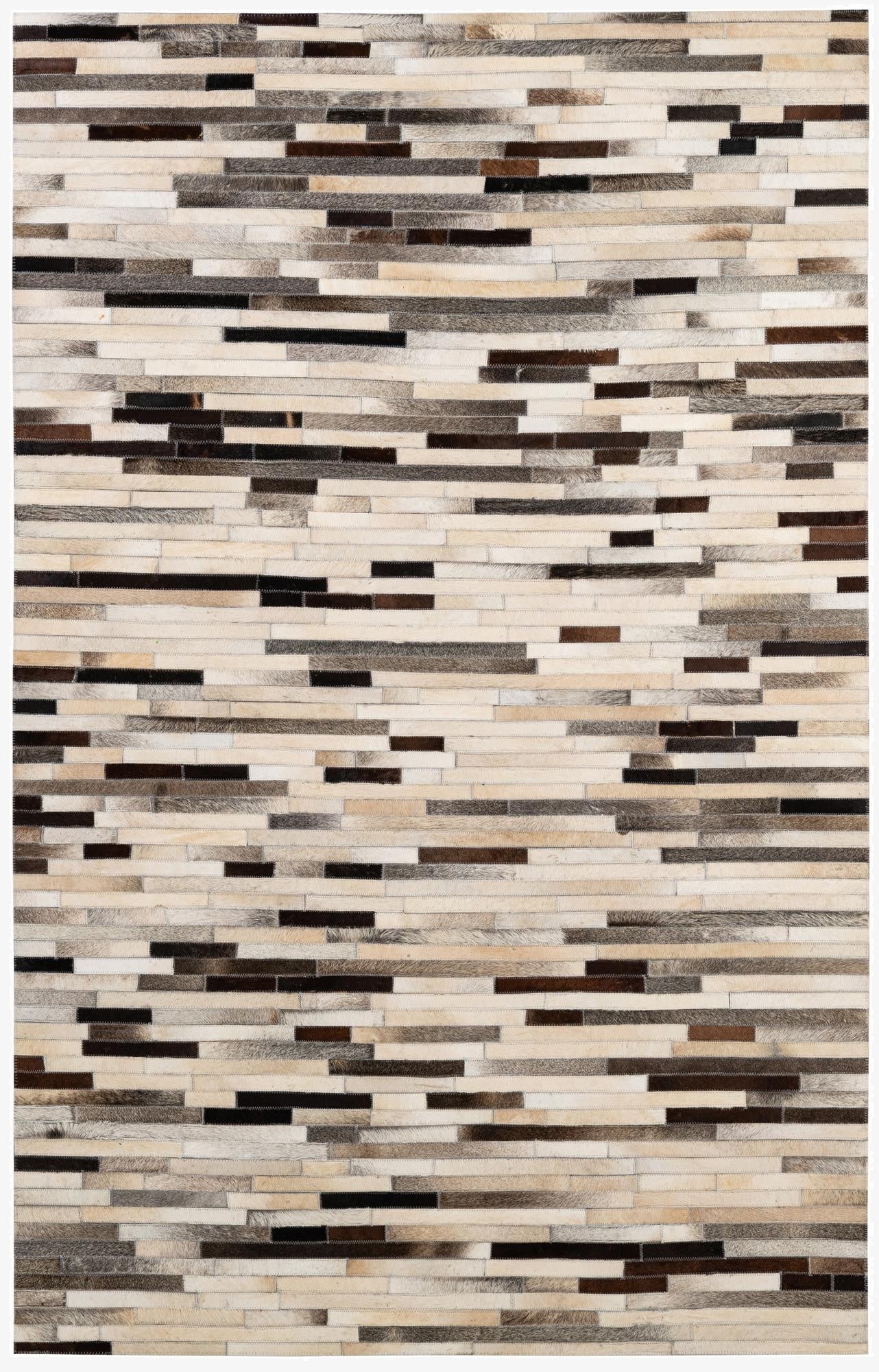 5' 1 x 7' 11 Cowhide - Patchwork Rug