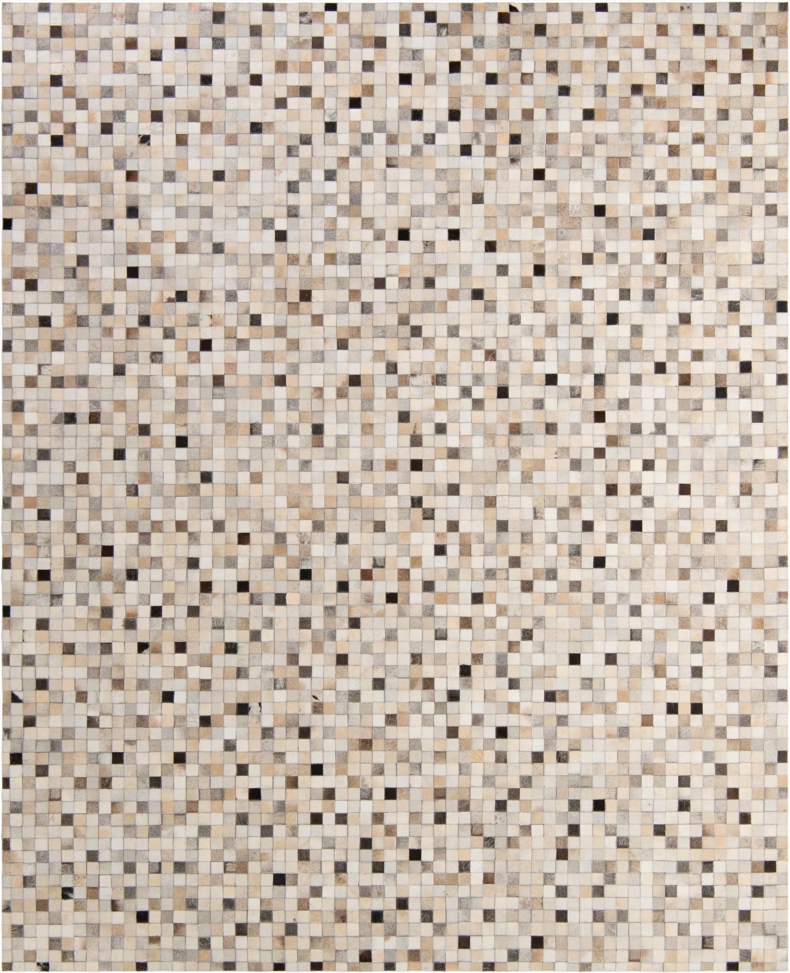 8' 1 x 9' 11 Cowhide - Patchwork Rug