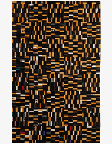 5' x 8' Cowhide - Patchwork Rug