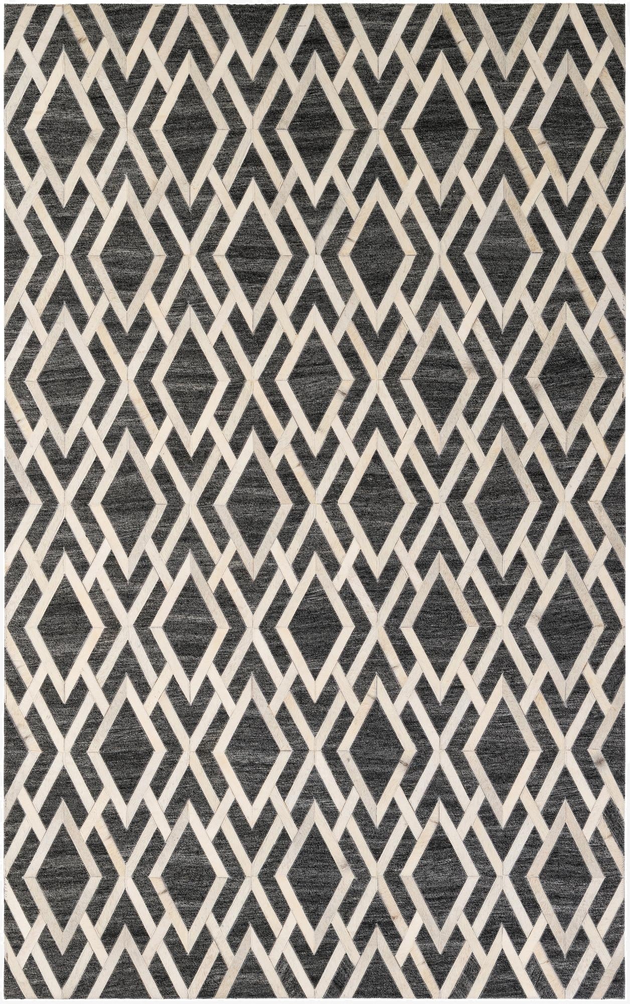 5' 1 x 7' 11 Cowhide - Patchwork Rug