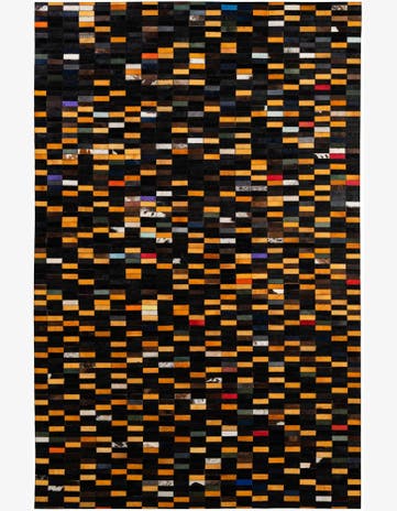 5' 2 x 8' Cowhide - Patchwork Rug