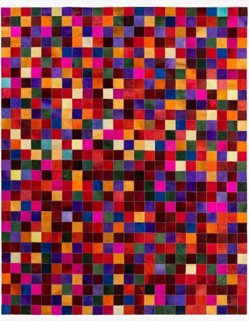 8' x 9' 10 Cowhide - Patchwork Rug