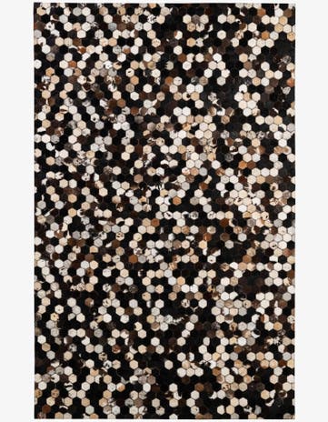 5' 1 x 8' 1 Cowhide - Patchwork Rug