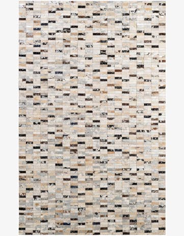 5' x 7' 11 Cowhide - Patchwork Rug
