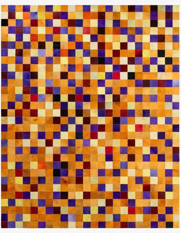 7' 11 x 9' 11 Cowhide - Patchwork Rug