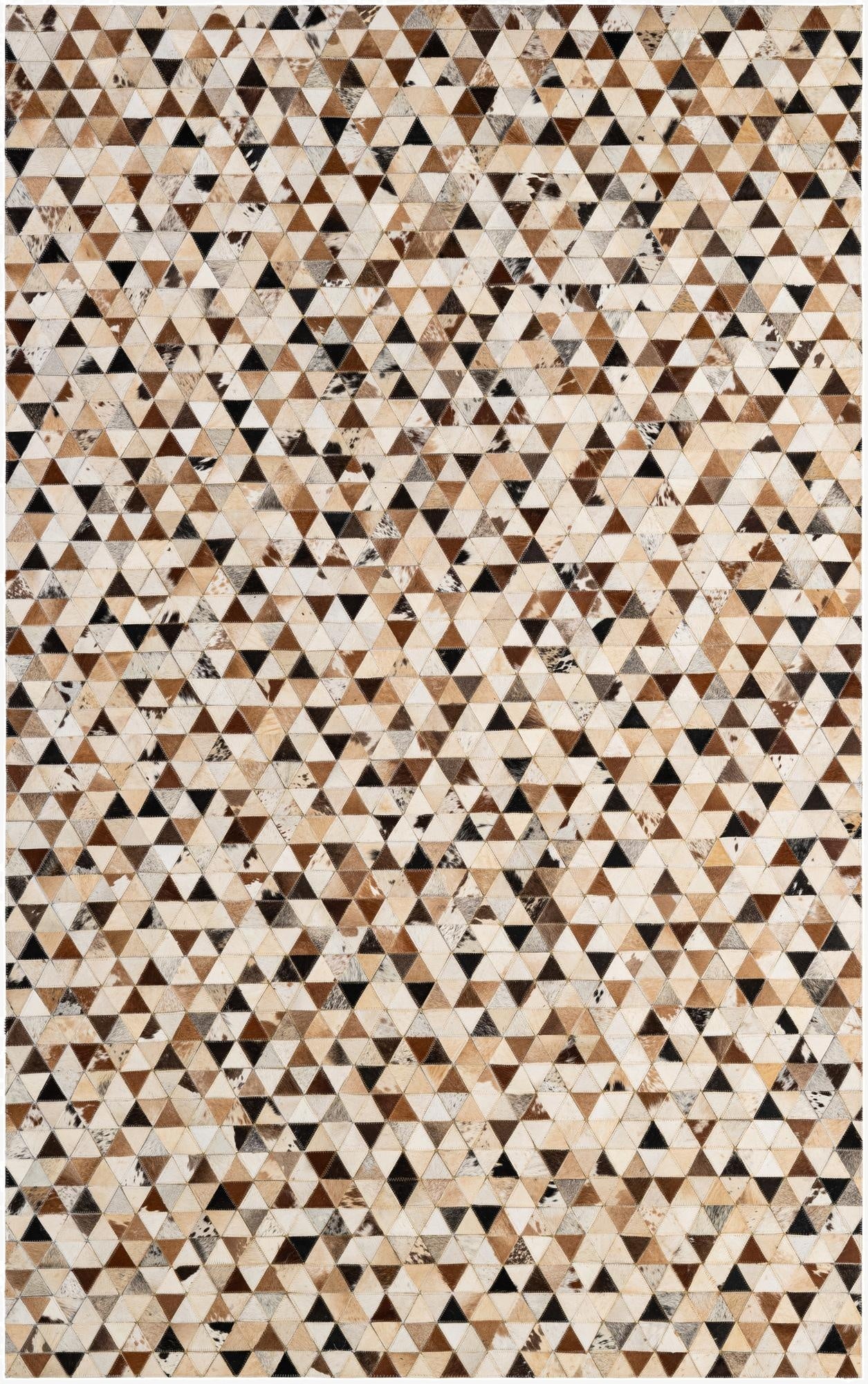 5' x 8' Cowhide - Patchwork Rug