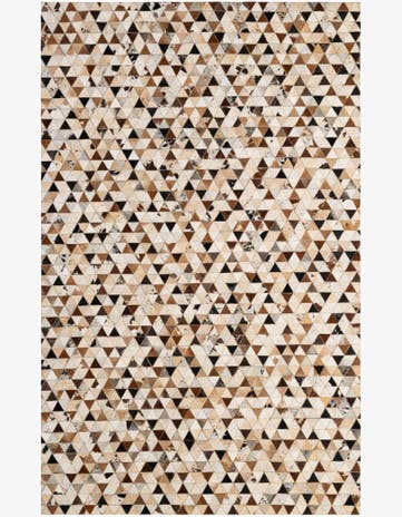 5' x 8' Cowhide - Patchwork Rug
