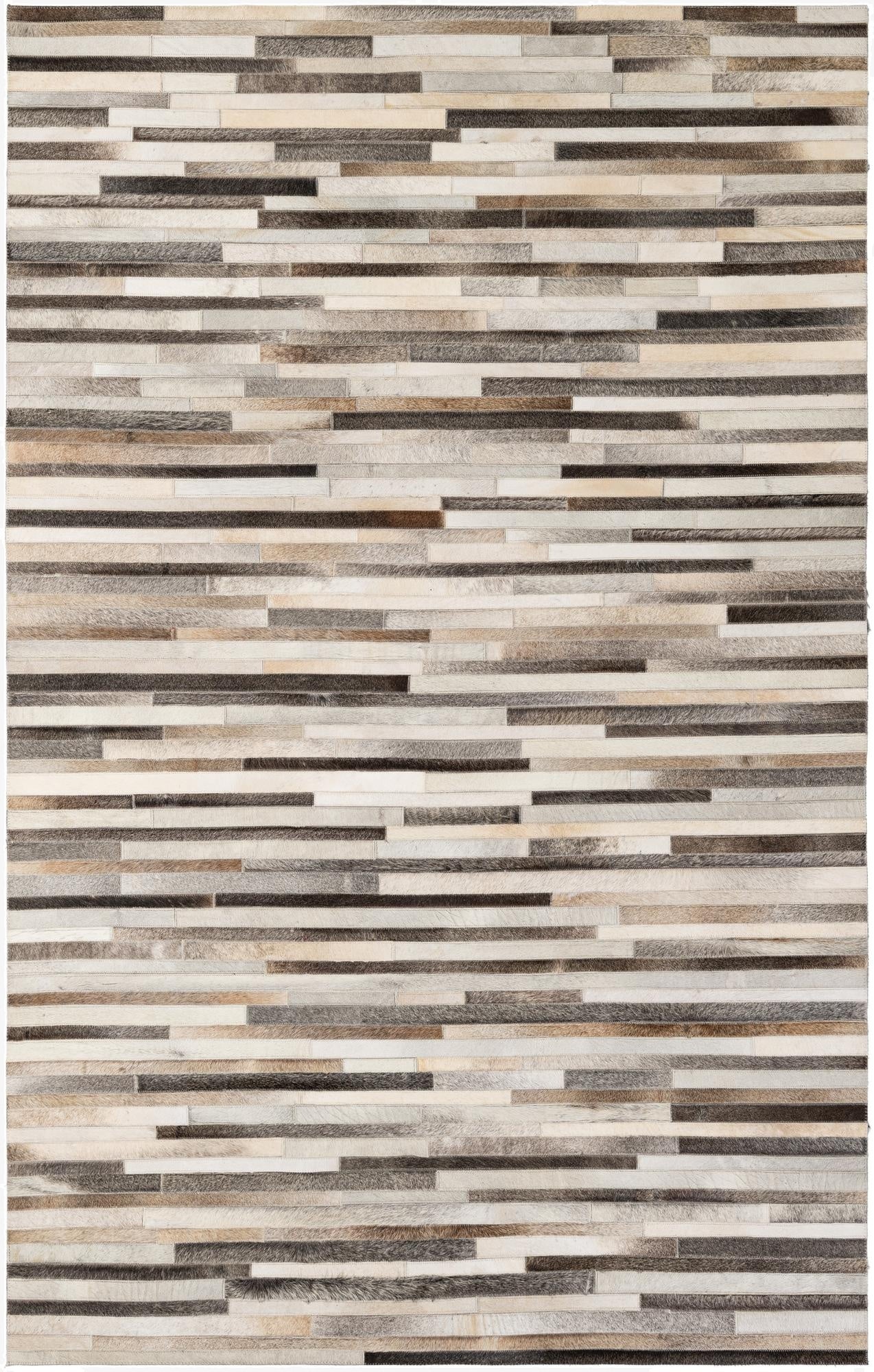 5' 2 x 8' Cowhide - Patchwork Rug