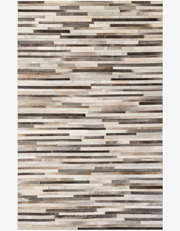 5' 2 x 8' Cowhide - Patchwork Rug