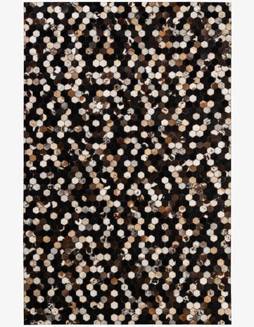 5' 2 x 7' 11 Cowhide - Patchwork Rug