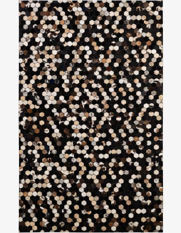 5' x 7' 11 Cowhide - Patchwork Rug