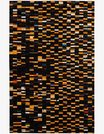 5' 1 x 7' 11 Cowhide - Patchwork Rug