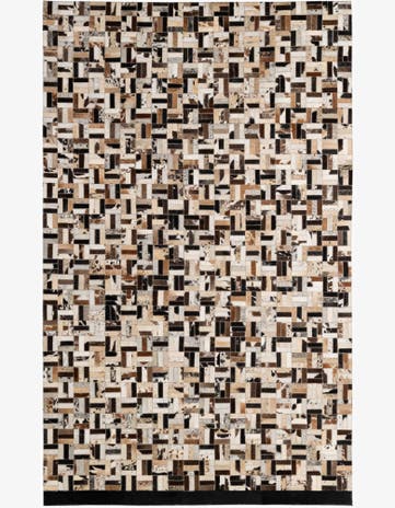 5' x 8' Cowhide - Patchwork Rug