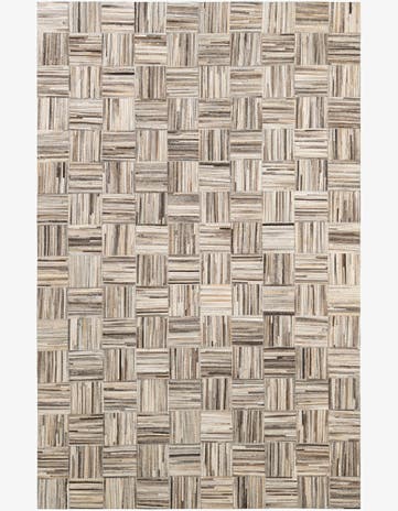 4' 11 x 7' 10 Cowhide - Patchwork Rug