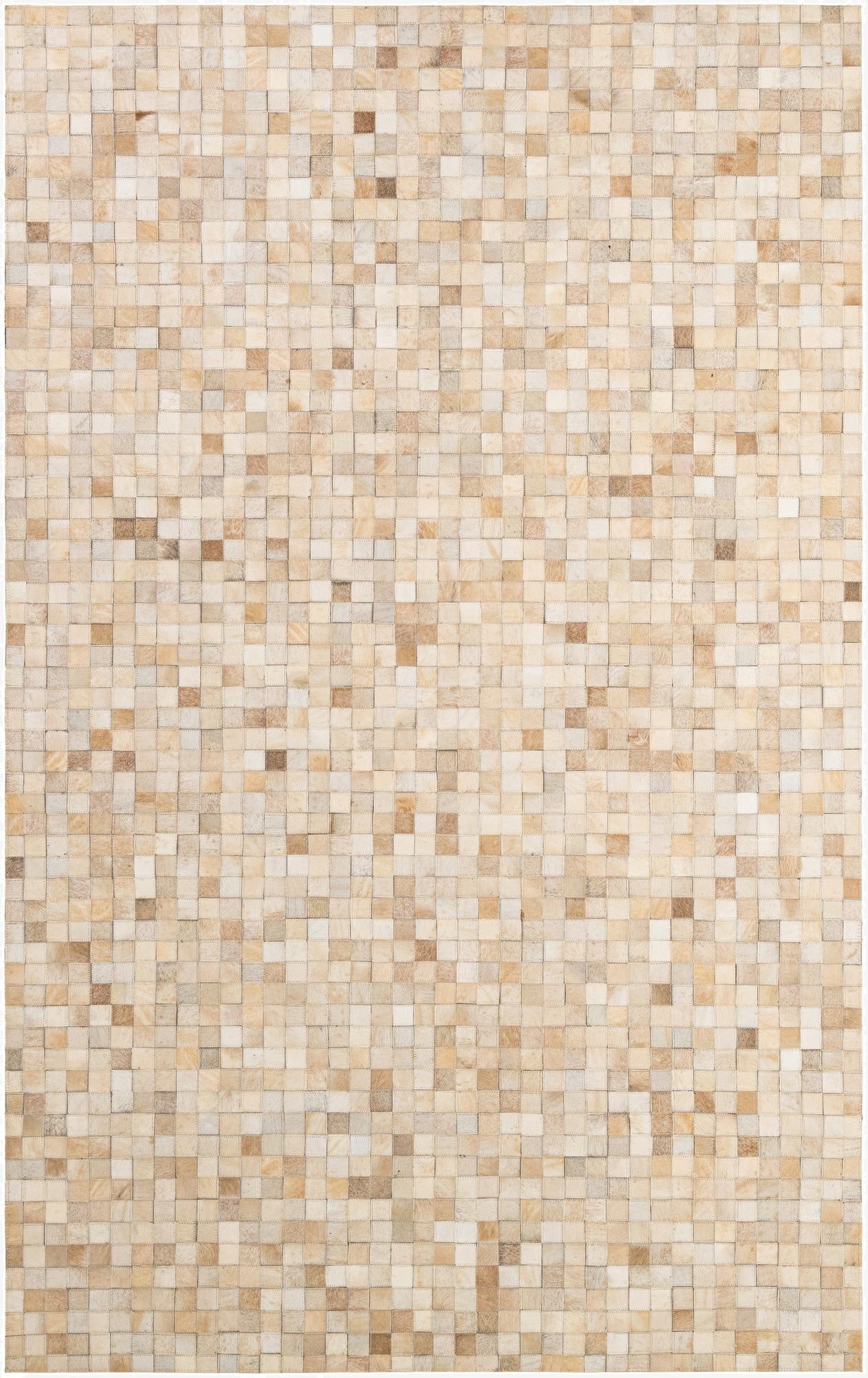 5' 1 x 8' Cowhide - Patchwork Rug